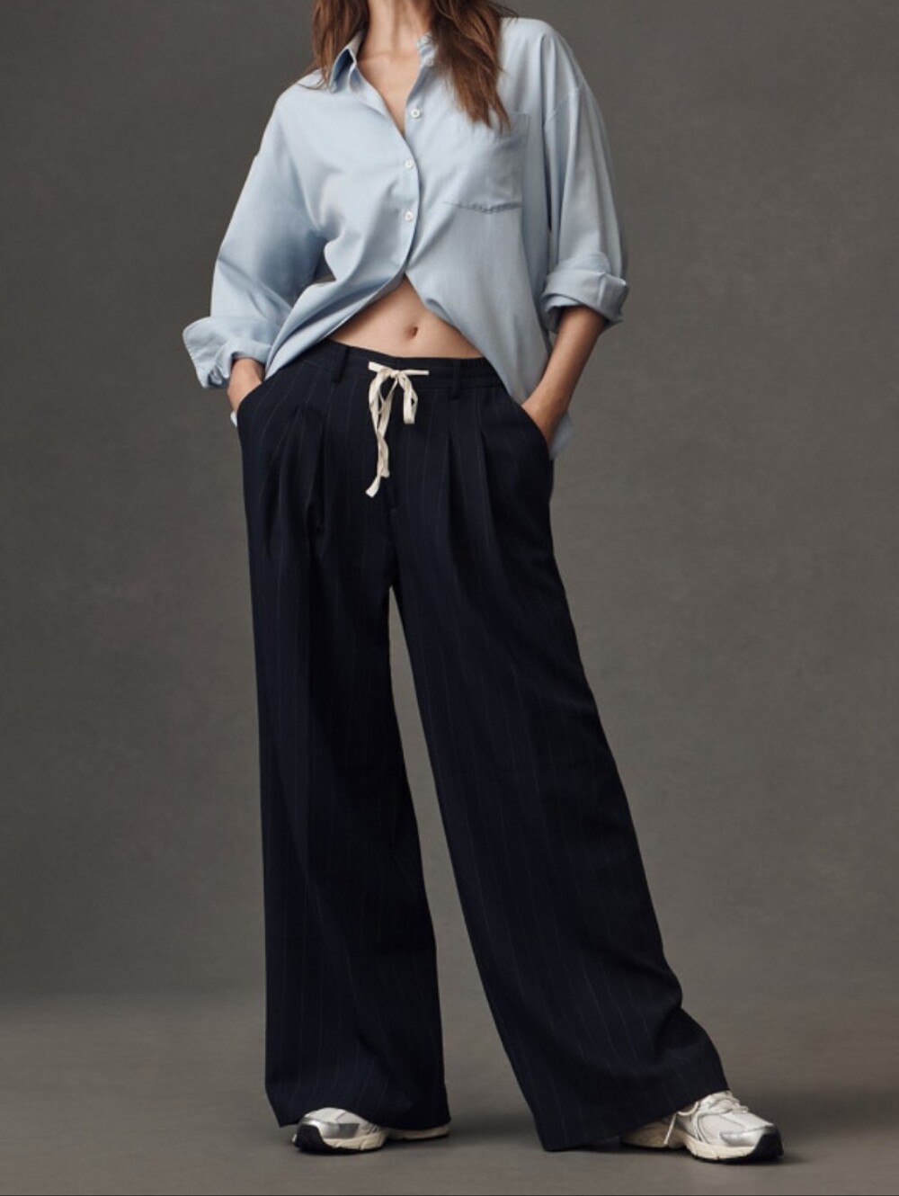 Maeve by Anthropologie The Avery Pleated Trousers: Tie-Front Edition